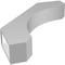 Ekena Millwork 4-in. W x 22-in. D x 26-in. H Legacy Architectural Grade PVC Knee Brace BRCP04X22X26LEC - alternate 2